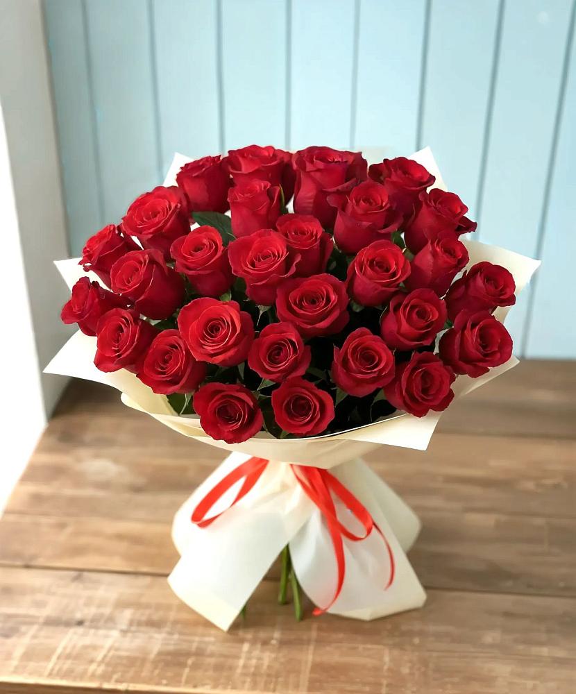 Букет 29 Красных роз в Паниково