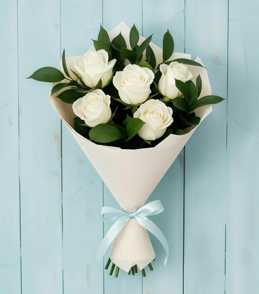 Букет цветов из: Розы в Паниково