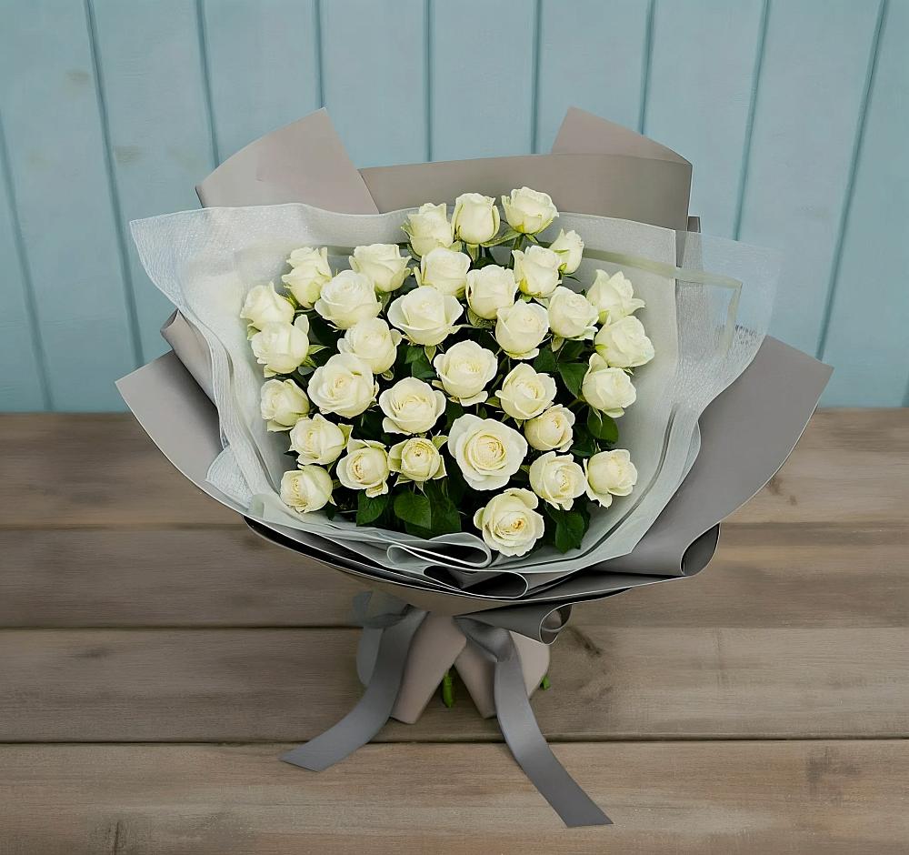 Букет Белоснежная нежность в Паниково