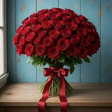 Букет Красные розы Блэк Меджик в Паниково