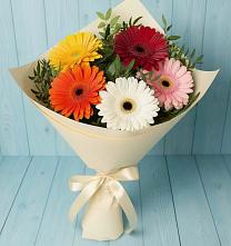 Букет цветов из:  Герберы в Паниково