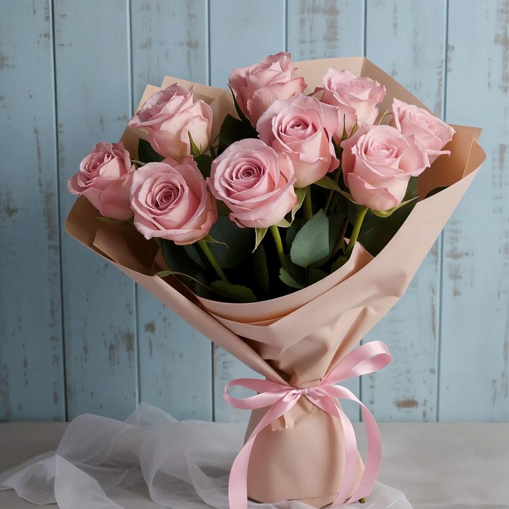 Букет цветов из: Розы в Паниково