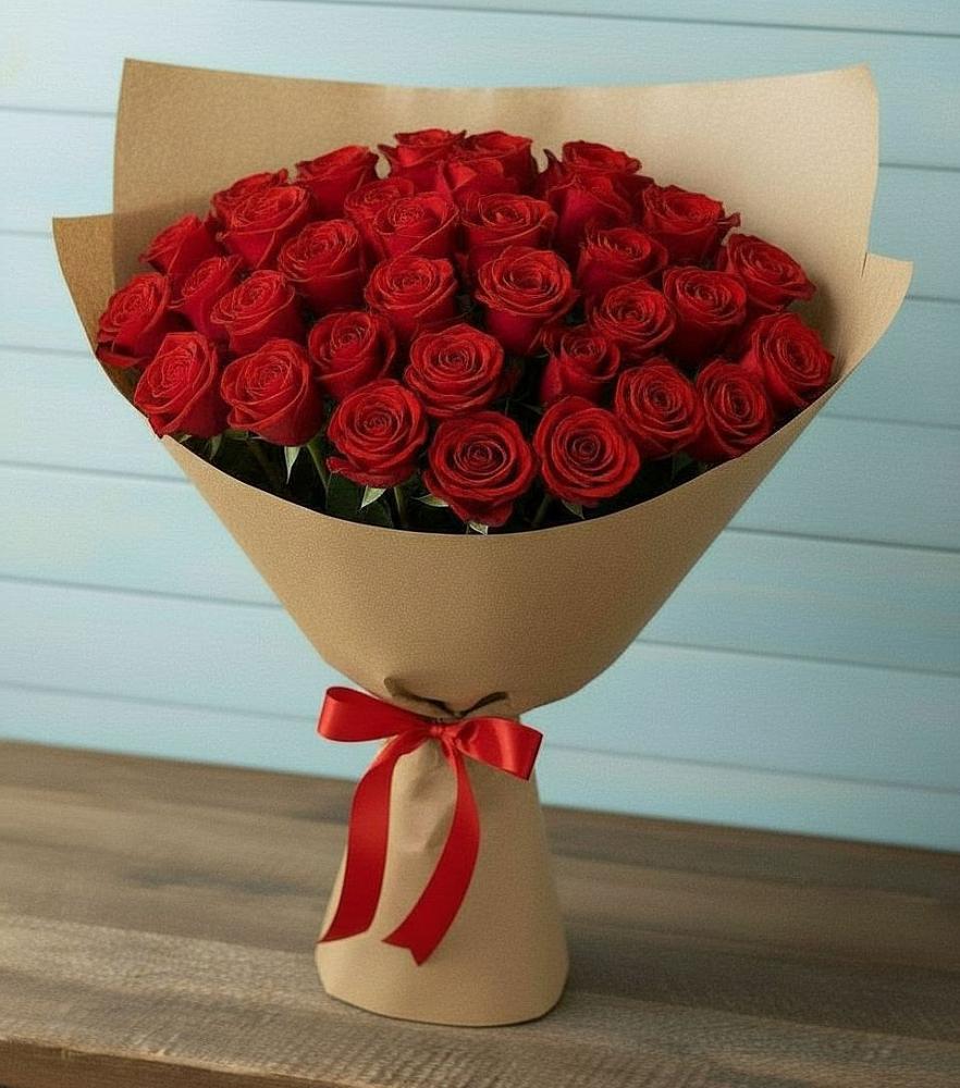 Букет Красные розы Милано в Паниково