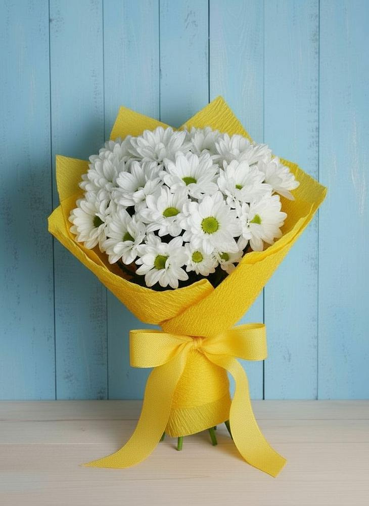 Букет цветов из: Хризантемы в Паниково