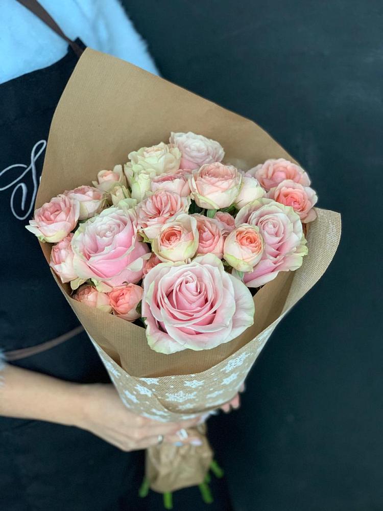 Букет цветов из: Хризантемы и Розы в Паниково