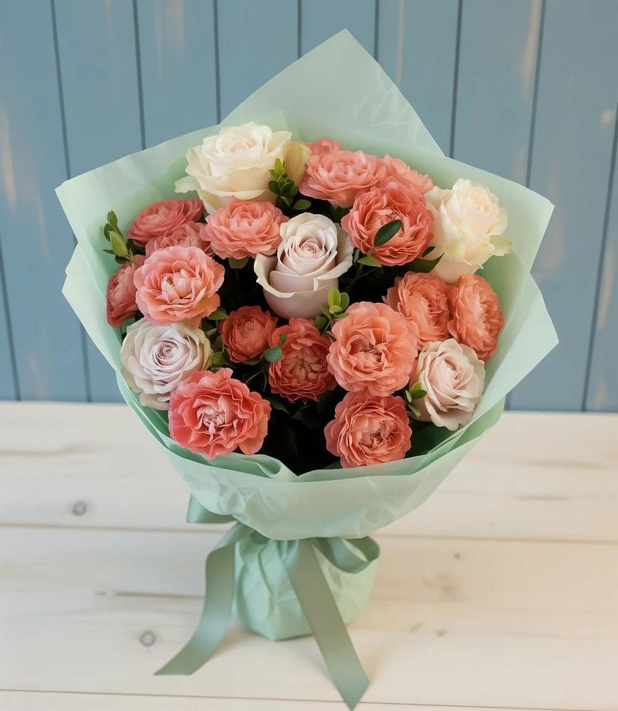 Букет цветов из: Розы в Паниково