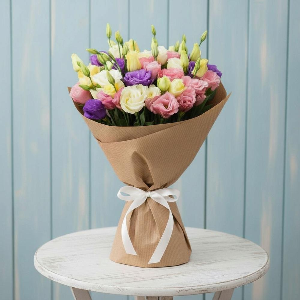 Букет цветов из: Лизиантусы в Паниково