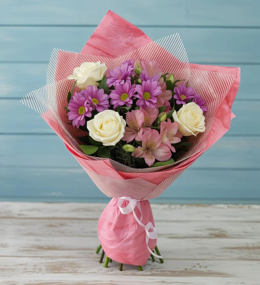 Букет цветов из: Герберы в Паниково