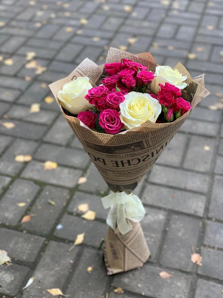 Букет цветов из: Розы в Паниково