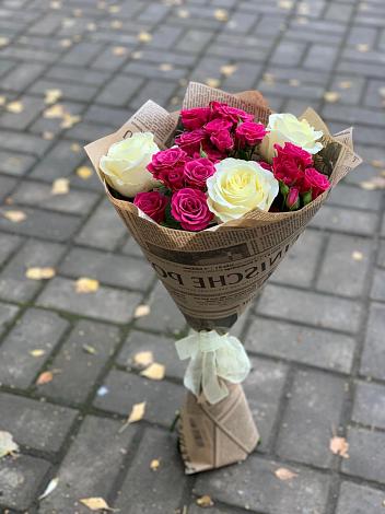 Букет цветов из: Розы в Паниково