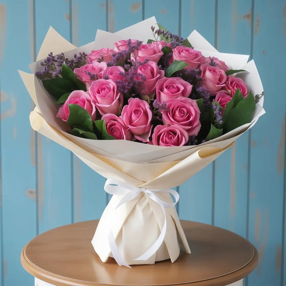 Букет цветов из: Розы в Паниково