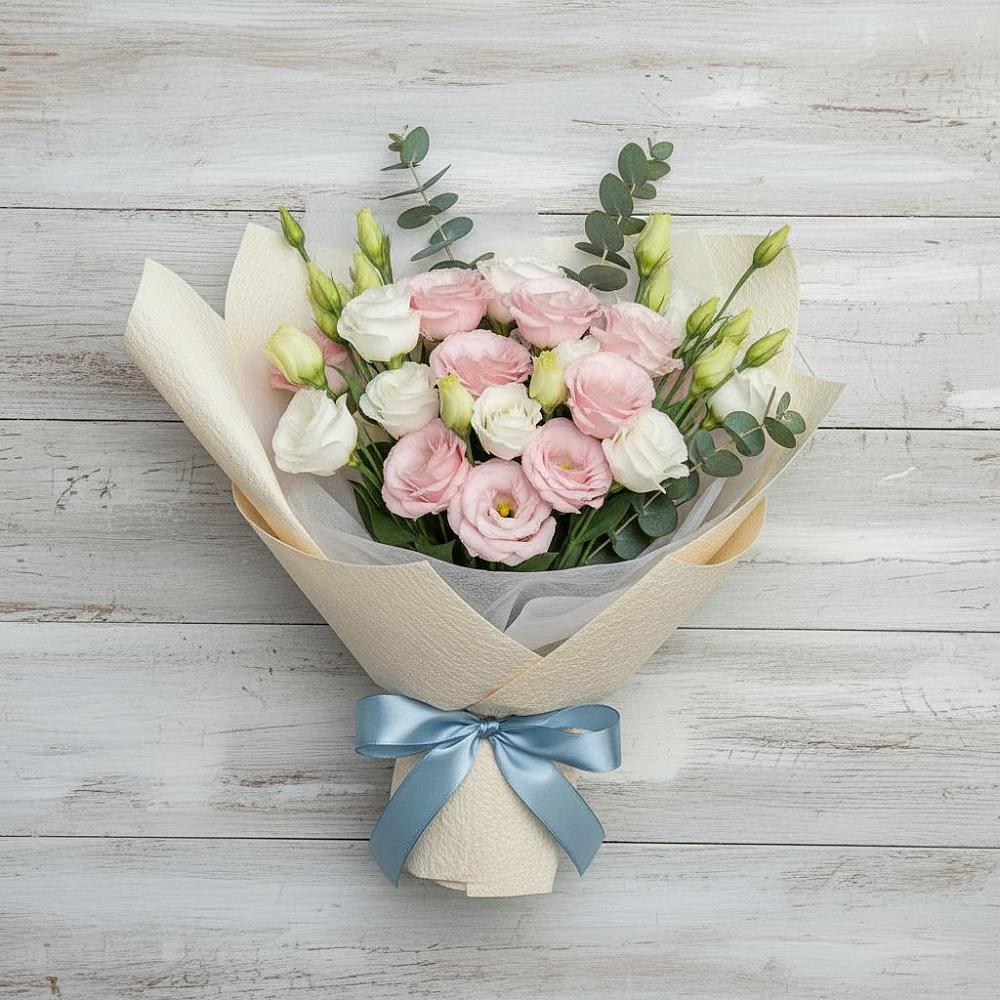 Букет цветов из: Лизиантусы в Паниково